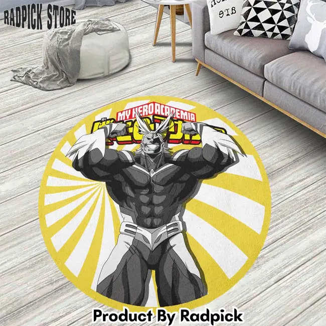 Mimikyu round rug custom cloudy sky pokemon anime circle carpet  rp5957284